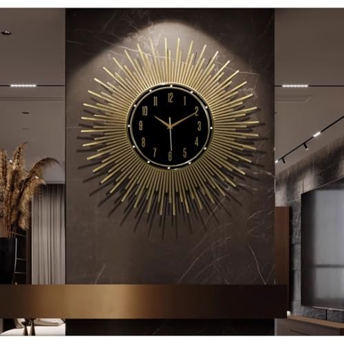 Horloge murale silencieuse petit format salon mode décoration maison - 4