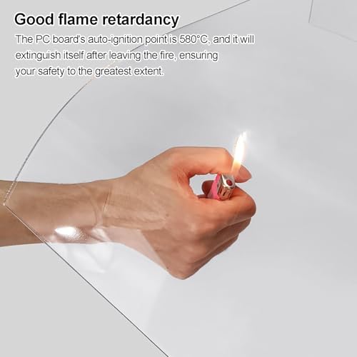 Auvent de porte polycarbonate transparent store de fenêtre extérieur - 4
