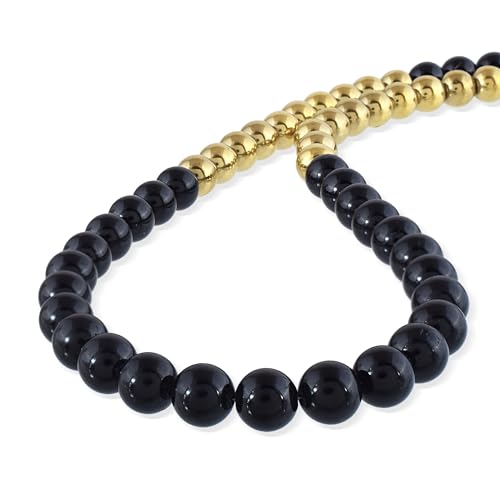 Collier tourmaline naturelle lithothérapie bien-être et fermoir argent 925