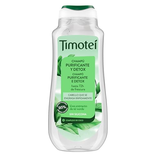 Timotei Champú Purificante Detox Cabello Graso Coco Sin Siliconas 300ml