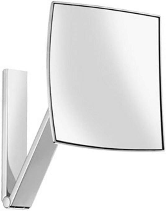 Keuco 17613010000 Wall Mounted Cosmetic Mirror, Silver