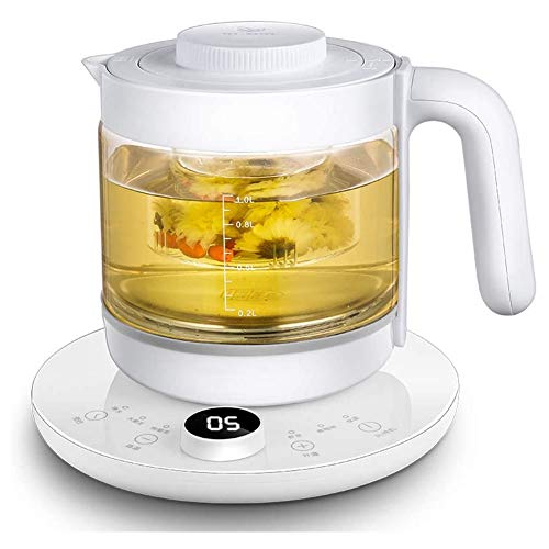 Bouilloire en verre 1L rapide eau bouillante 650W programmable