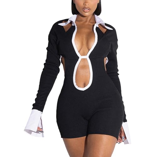 Enterizo sexy para mujer Molilove ajustable y cómodo con espalda abierta 7