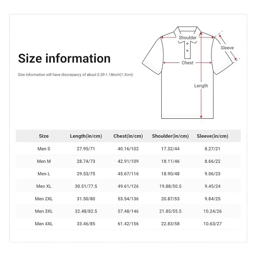 Mens 70s Golf Shirts for Men,Funny Golf Shirts for Men Short Sleeve,Mens 70s Shirt 70s Outfits for Men - Image 4