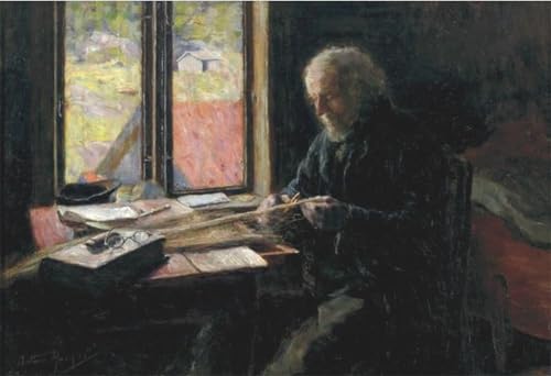 Impression Sur Toile Arthur Hacker Chef-d'œuvre Réparer un filet Toile Salon