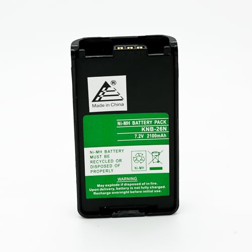 ExpertPower® 7.2v 2000mAh NiMh High Capacity Two-way Radio Battery for Kenwood KNB-25 KNB-26 TK-2140 TK-3140 TK-2148 TK-3148 TK-2160 TK-3160 TK-2168 TK-3168 TK-2170 TK-3170 TK-2173 TK-3173