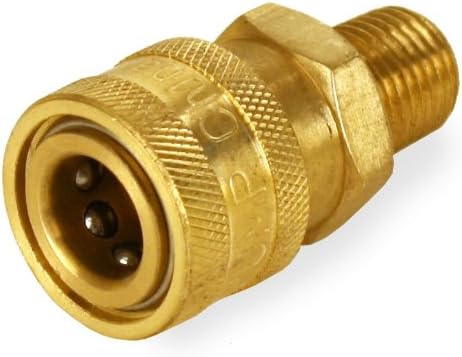 General Pump Pressure Washer 1/4 Inch Male NPT-M Quick Connect Coupler 5000 Psi (QTY 20)