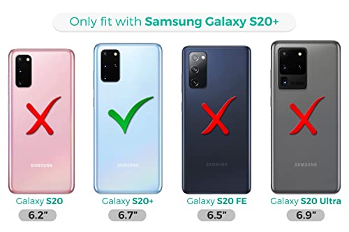 Coque pour Samsung Galaxy S20 Plus bleu sarcelle imprimé mignon