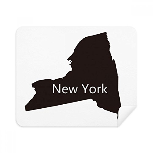 Chiffon de Nettoyage Lunettes et Écran New York Silhouette Suede 2Pcs