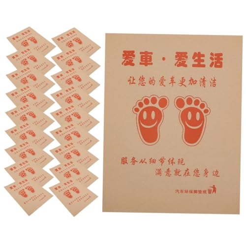 MAGICLULU 50stücke Fußmatte Für Auto Einweg-autofußmatte Kfz-fußmatte Autofußmatten Autoteppich-fußmatte Bodenmatte Für Fahrzeug Fußmatten Für Fahrzeuginnenraum Einweg-fußmatten Für Auto Kfz