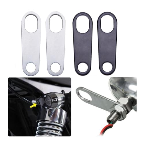 Soporte de montaje para intermitentes de moto en aluminio 3