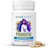 Mama's Select Prenatal Probiotics for Pregnant Women – Pregnancy, Postnatal & Postpartum Support – Aids Lactation, Breastfeeding, Digestion, Morning Sickness, Baby Microbiome – 30 Capsules