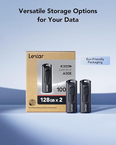 Lexar A30E USB 3.2 Gen 1 Flash Drive 128GB 2-Pack - image 7