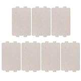 Angoily 7 Stück Teiliges Hitzebeständige Isolations glimmerscheiben für Mikrowellenherde Einsetzbare Wellenleiterabdeckungen Zuschneidbar Langlebig und Praktisch für Mikrowellenreparatur