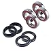 East Lake Axle front wheel bearings & seals kit compatible with Yamaha Big Bear/Bruin 350/400 2000-2012
