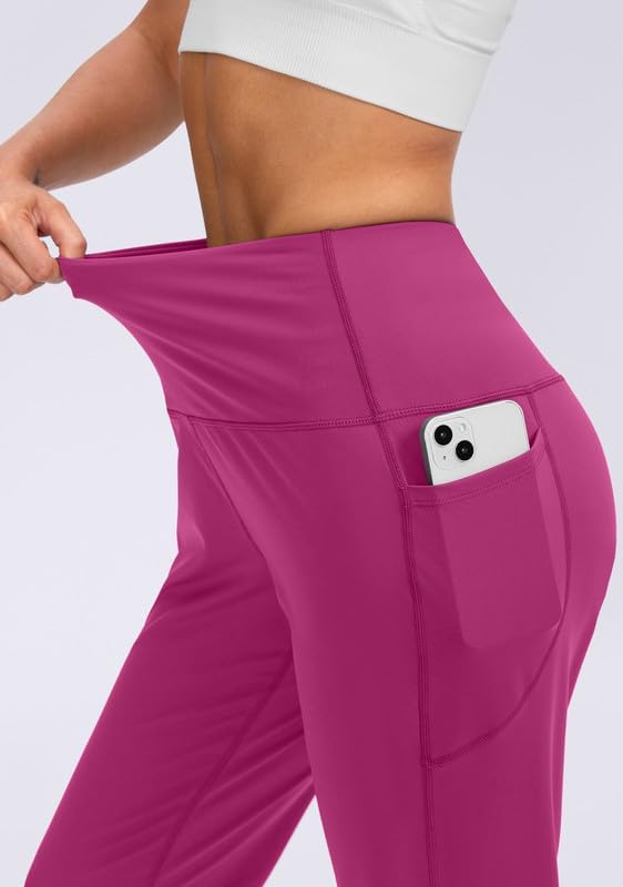 Viodia Women's Joggers with Pockets High Waisted Athletic Workout Yoga Jogger Pants for Women Tapered Sweatpants - Image 3