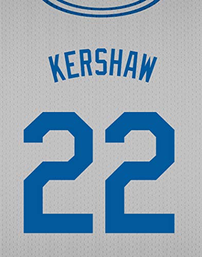 Los Angeles Dodgers Mlb Poster Set Of Six Vintage Baseball Jerseys - Koufax Kershaw Campanella Piazza Robinson Sadler 8X10 Semi-Gloss Poster Prints #TOP2