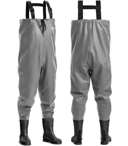 Foxelli Chest Waders 2-ply Nylon/PVC Waterproof Boots