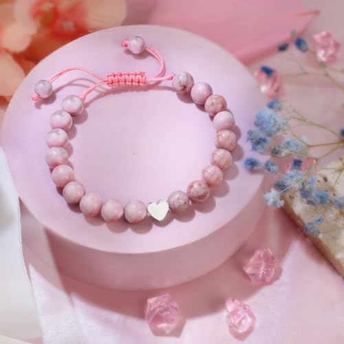 Image of Sereney Birthday Gifts for Girls, Beaded Bracelets as 1 /2 1 2 3 4 5 6 7 8 9 10 11 12 13 14 15 16 Year Old Birthday Gift, Adjustable Cross /Pearl Bracelet as Happy Birthday Gifts for Daughter