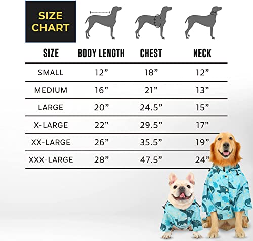Hde Dog Raincoat Double Layer Zip Rain Jacket With Hood For Small To Large Dogs Dinosaurs - M #TOP2
