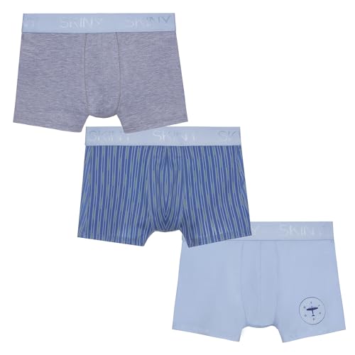 Reviews de Trunks Niño que Puedes Comprar On-line. 43 Skiny 75927 Bóxer para Niños, Multicolor, Mediano, Set de 3