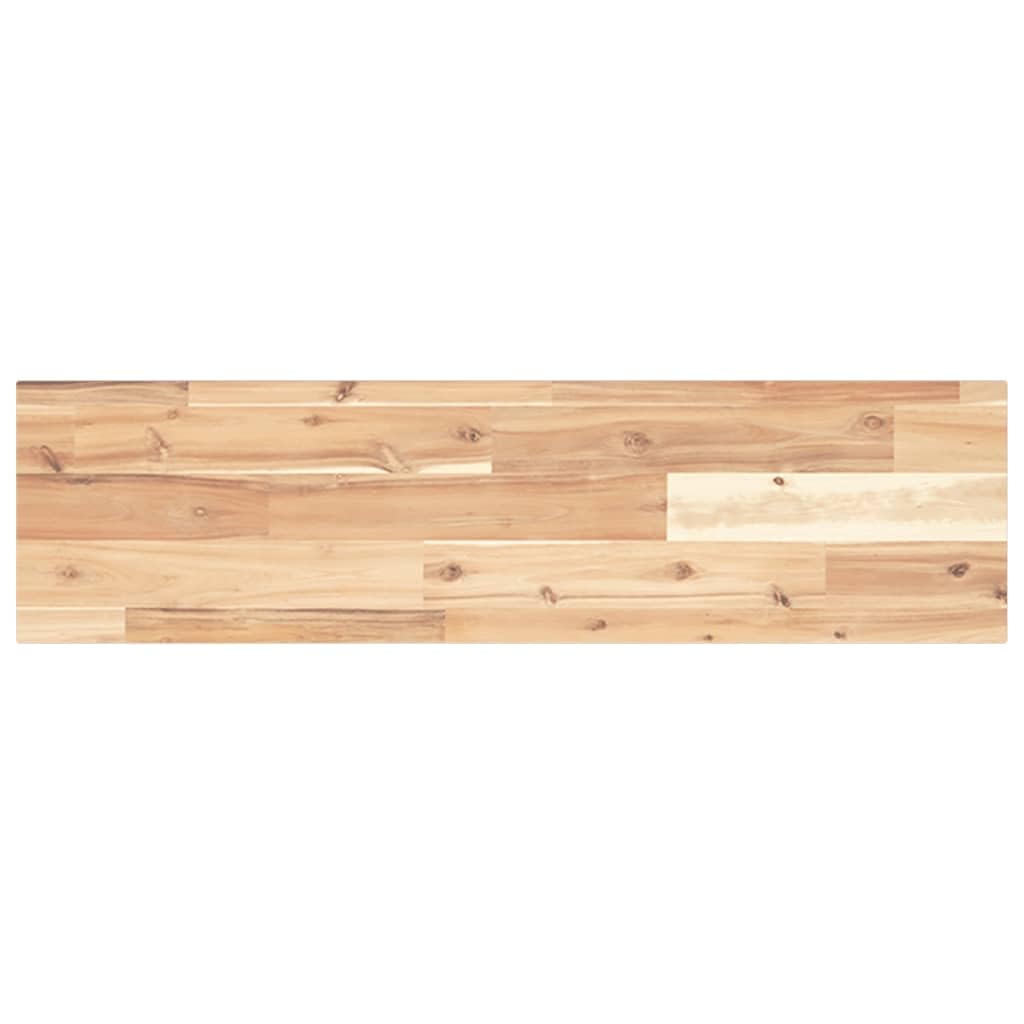 Étagère murale de salle de bain en acacia 80 cm pour créer un espace bien-être naturel