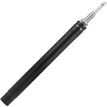 Nut Driver 9/16inch Nut Runner Hollow Socket with 1/2inch Connecting Rod Long Bolt and Ductwork Driver for Overhead Fastening14mm,Black