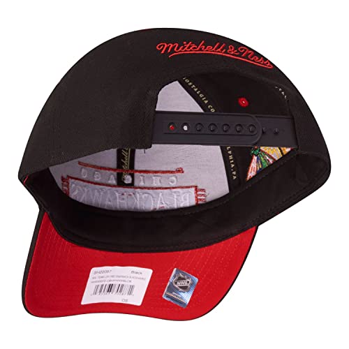 Black Chicago Blackhawks LOFI Pro Snapback miniatura 3