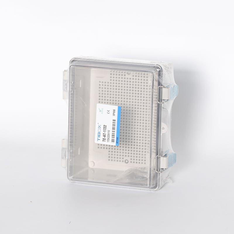 Miniatura 4 de Caja de conexiones eléctrica de plástico eléctrico, caja de distribución de plástico eléctrico, caja de distribución de plástico eléctrico, gris con