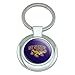 San Francisco State Primary Logo Keychain Classy Round Chrome Plated Metal