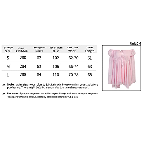 Aunaeyw LXR0048NWAOYRXYZ--A1 Women Casual Dress Solid Color Puff Sleeve Swing Dress thumb #7