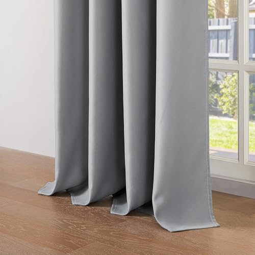 Rideaux occultants gris clair 168x183cm MRTREES pour isolation de cuisine