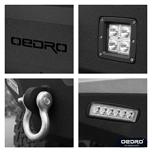 Snapklik.com : OEDRO Front And Rear Bumpers Fit 1987-2006 Jeep Wrangler ...