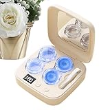 Réglages de nettoyage ajustables : Ce nettoyeur de lentilles de contact propose 6 durées de nettoyage réglables de 30 à 180 secondes avec une commande intelligente. Il permet de choisir le temps idéal pour chaque besoin, comme un entretien quotidien ou un nettoyage approfondi. Le démarrage par toucher et l'affichage numérique LED garantissent une utilisation intuitive et dans les scénarios.