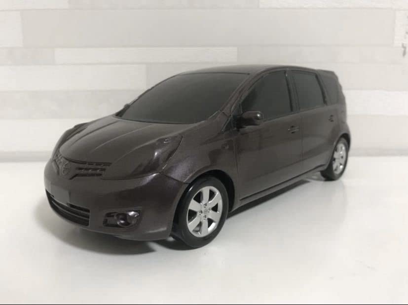 NISSAN NOTE カラーサンプル ディーラー特注 ミニカー Amazon | 約1/18 日産 ノート カラーサンプル スーパーブラック