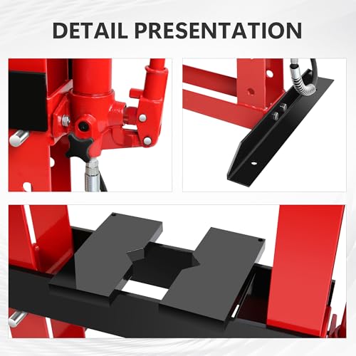 Dithoko Benchtop Hydraulic Shop Press, H-Frame 12 Ton Hydraulic Shop Press With Adjustable Working Table And Pressure Gauge thumb #4