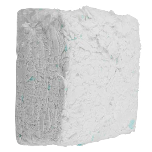 Tofficu Litière Absorbante pour Petits Animaux en Papier et Copeaux de Bois Bleu Blanc, Tapis Anti-odeurs, Faible Poussière, Absorbant L'humidité, pour Hamsters, Cobayes, Lapins, Cages