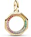 Produktbild PANDORA ME Regenbogen Medaillon-Charm aus Sterling Silber mit vergoldeter Metalllegierung und künstlichen Kristallen, Kompatibel ME und Moments Armbändern, 763368C01