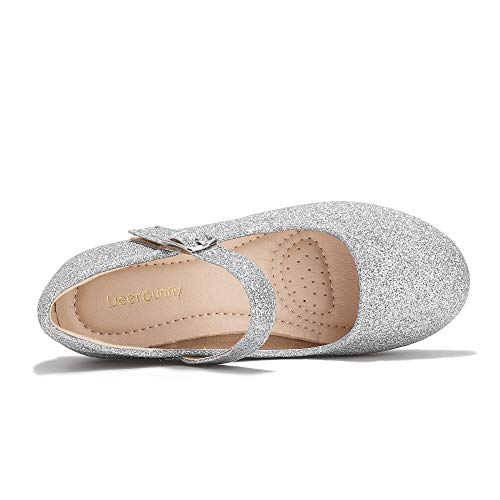 DeerBunny Girls Ballet Flats Shoes Wedding Princess Dress Mary Jane Shoes(Toddler/Little Kid/Big Kid)4