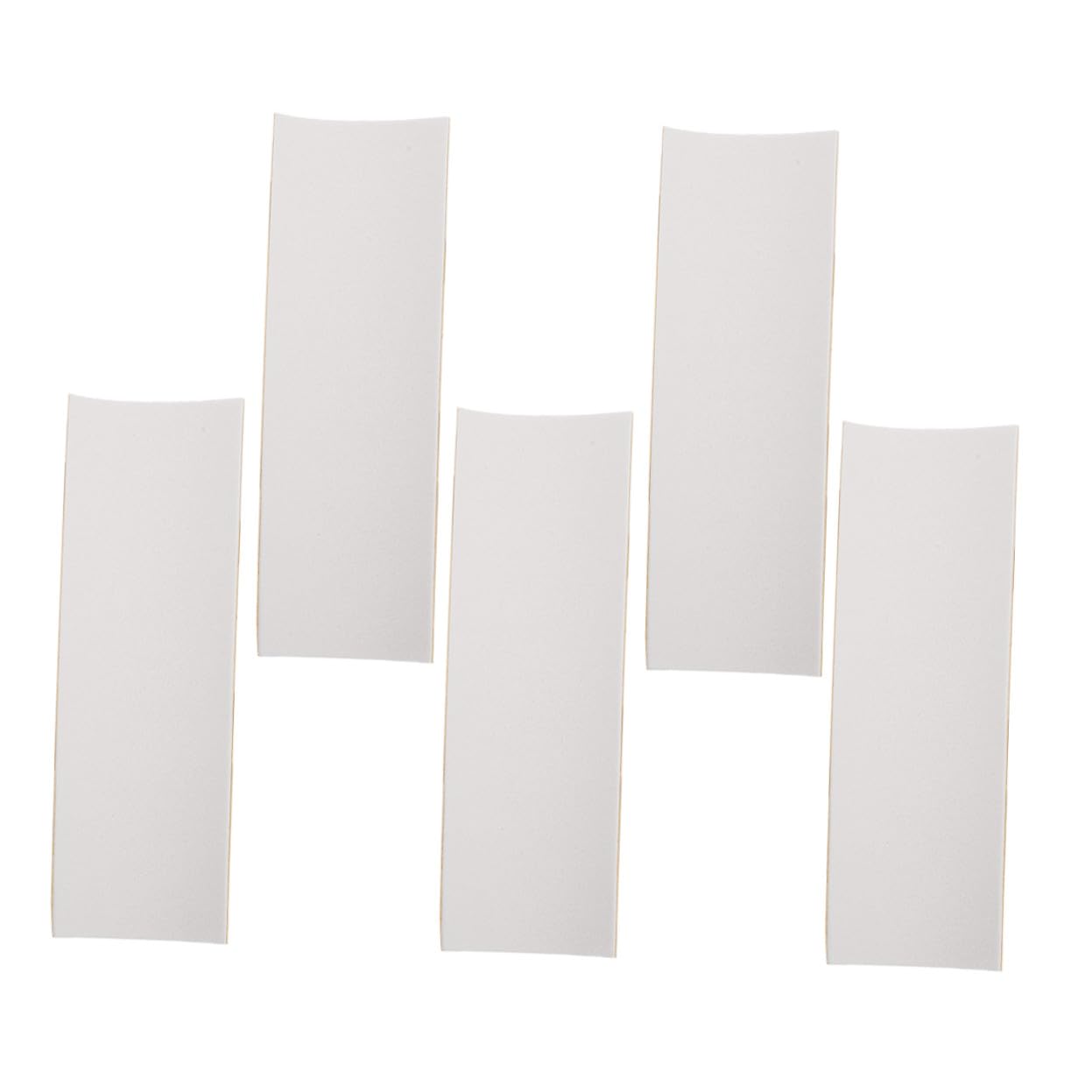 5 Stück Weißes Schaumstoff Griptape für Finger Skateboards rutschfeste Weiche Matte für Fingerboard Skateboarding Enthusiasten