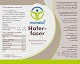 manako Haferfaser Ballaststoffe , 300 g Dose (1 x 0,3 kg)