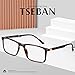 TSEBAN Blue Light Blocking Glasses Lightweight Eyeglasses Frame Filter Blue Ray Computer Game Glasses