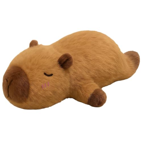 Oncjilu Capybara Plüschkissen, Capybara Plüsch-Dekoration, Capybara Squishy, Weiches Liegekissen Für Entspannung Und Dekoration, 1 Stück Capybara Plüsch