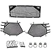 for Polaris RZR Window Nets - Front Side & Rear 3-Piece Mesh Kit | Fit for RZR 570 800 900 1000 (2015-2019 2-Seat) | Roll Cage Protection | Easy Bungee Install | Dust & Debris Guard