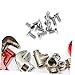GLEAVI 24pcs Car Disc Brake Screws for Rotor Screws Car Brake Disc Bolt Sturdy Easy Installation