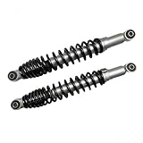YBR125 Motorcycle Shock Absorber 2PCS -Compatible with Pit Dirt Bike/Mini Bike/Go Kart/Sport Bike Accessories Black