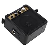 Compact et portable : ce mini amplificateur de guitare électrique est conçu pour une portabilité facile, peut emporter avec vous partout vous allez, ampli d'entraînement, ampli de guitare à lampes
