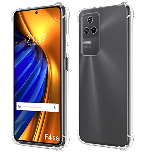 Tumundosmartphone Funda Silicona Antigolpes Transparente para Xiaomi Poco F4 5G