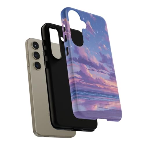 Coque rigide Samsung S24 antichoc et anti-traces violette mate