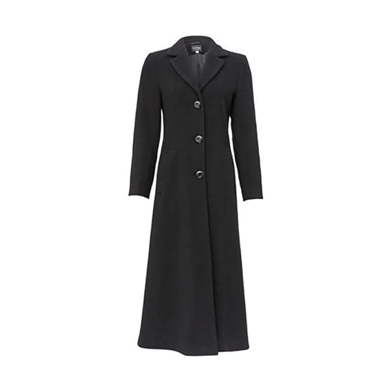long black smart coat